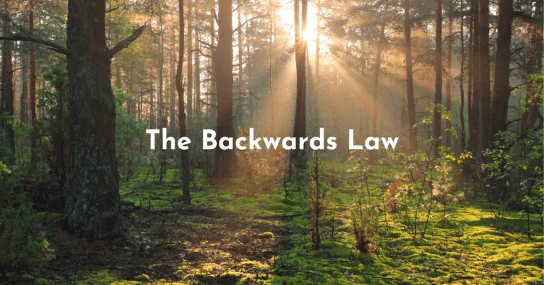 The Backwards Law