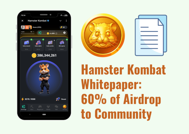 Hamster Kombat Whitepaper: 60% of Airdrop to Community, A Billion-User Plan and the Future Plans