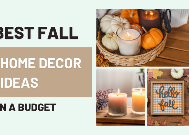 10 Best Ideas for Decorating Your Home for Fall on a Budget