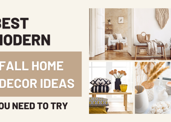 10 Best Modern Fall Home Decor Ideas You Need to Try In 2024: Garlands & Cozy Autumn Touches