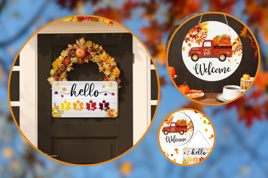 best fall home decor wooden signs