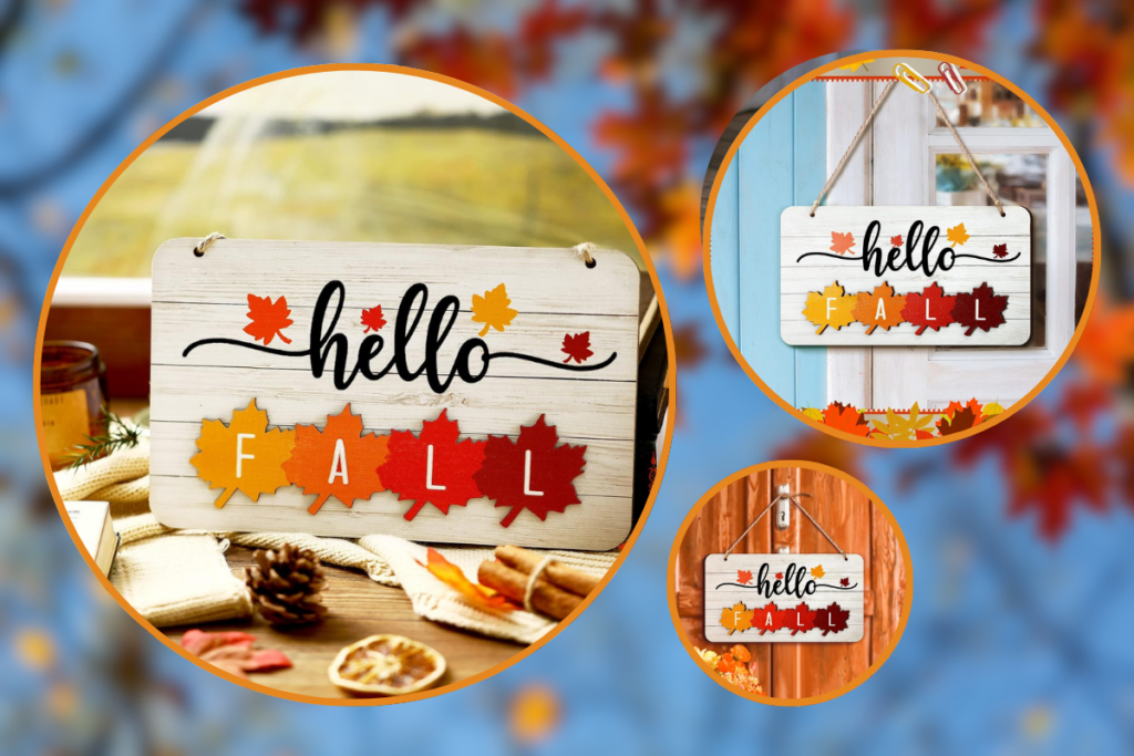 best fall home decor wooden signs