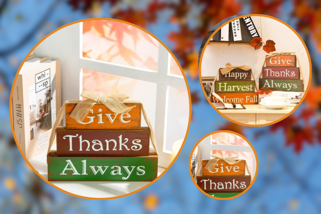 best fall home decor wooden signs