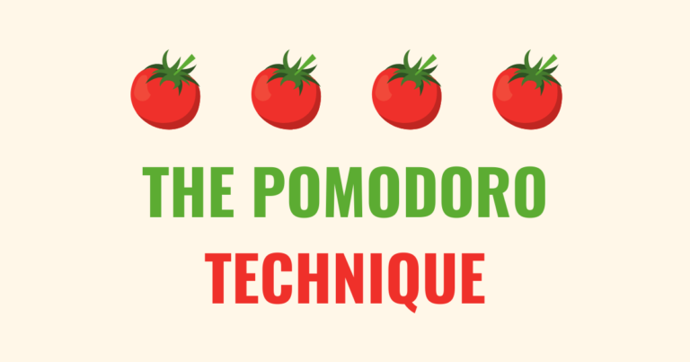 the pomodoro technique