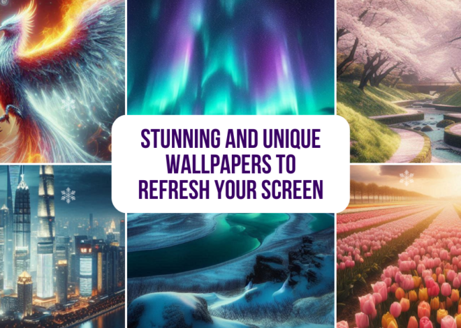 25+ Stunning and Unique Wallpapers to Refresh Your Screen