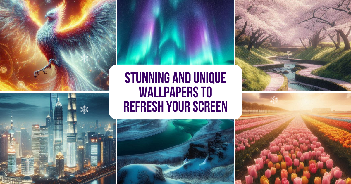 25+ Stunning and Unique Wallpapers to Refresh Your Screen