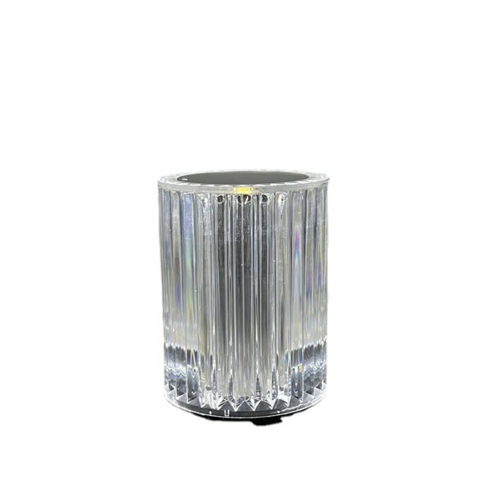 Crystal Lamp Table Lamp Atmosphere Creative Line Small Night Lamp Led Lights - Image 2