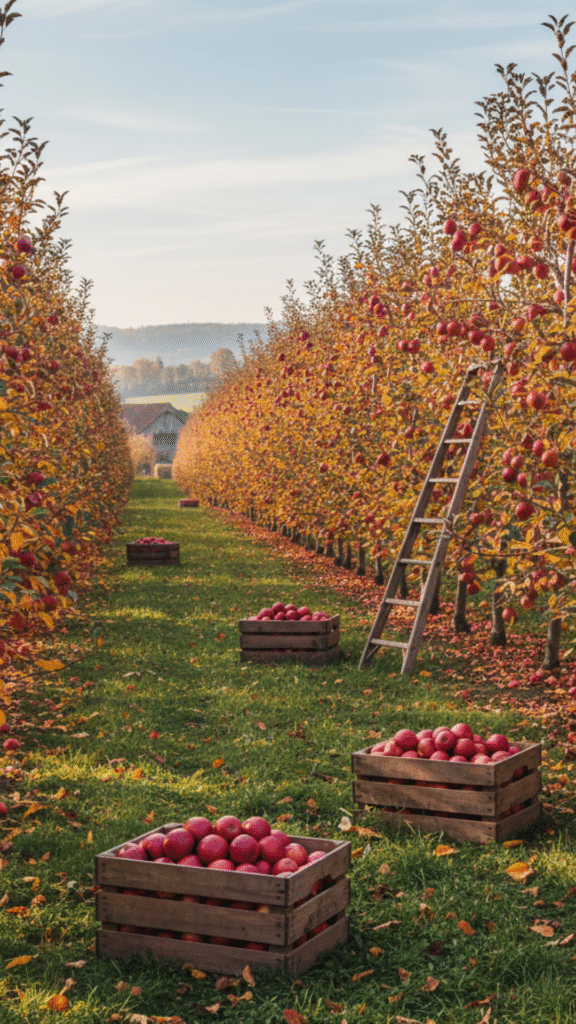 Fall Pumpkin Patch and Harvest Scene Wallpapers
