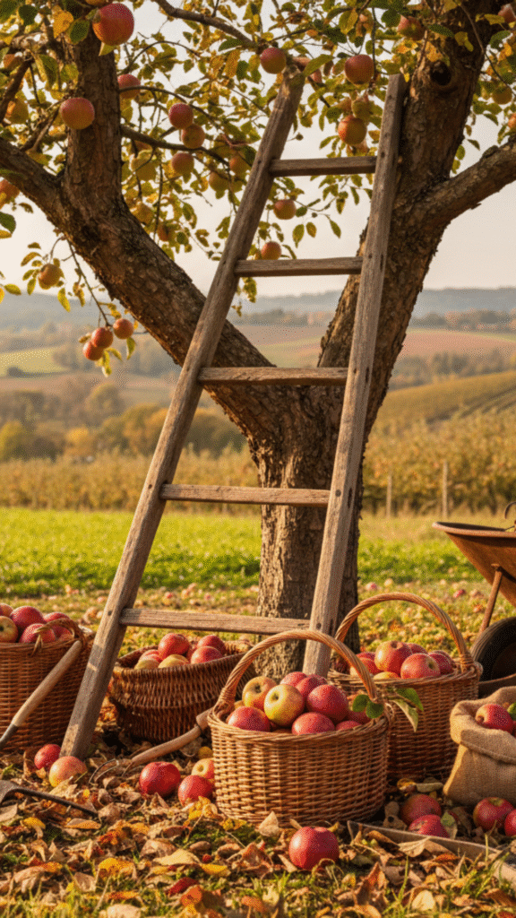 Fall Pumpkin Patch and Harvest Scene Wallpapers