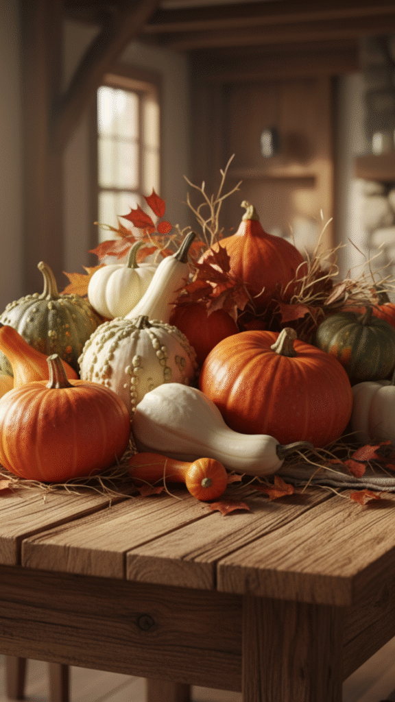 Fall Pumpkin Patch and Harvest Scene Wallpapers