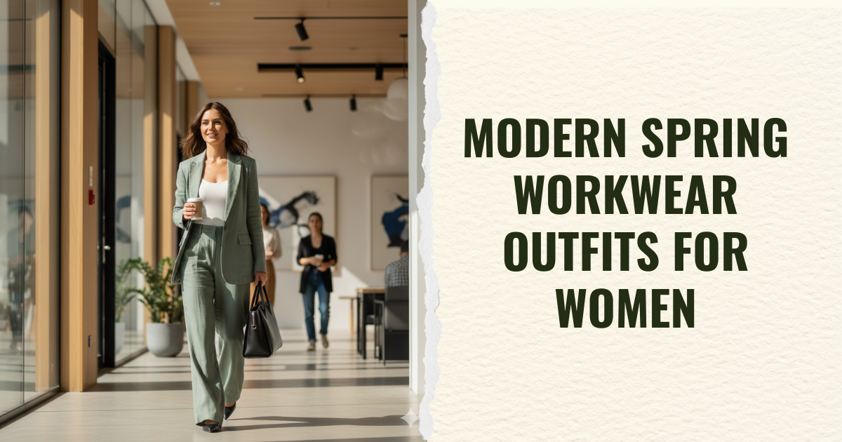 Modern Spring Workwear Outfits for Women