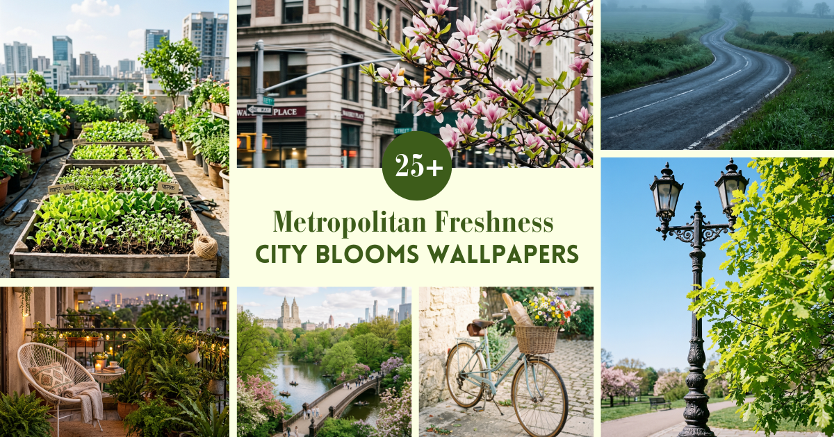 Urban Spring Aesthetic Wallpapers