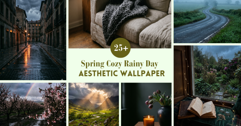 Spring Cozy Rainy Day Aesthetic Wallpapers