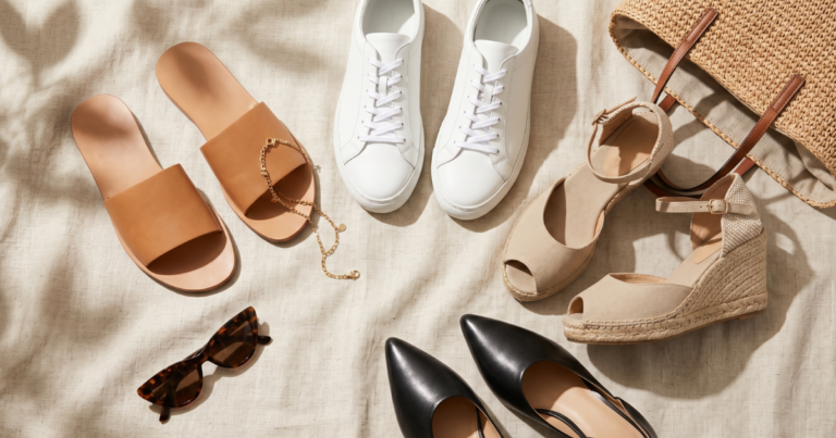 summer sandals and footwear
